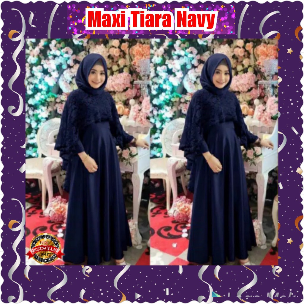 MAXI  TIARA / NAVY / MAROON / BLACK