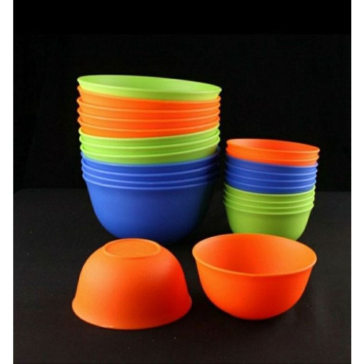 (1 Lusin) Mangkok Besar Plastik Pine (L) Merek KH