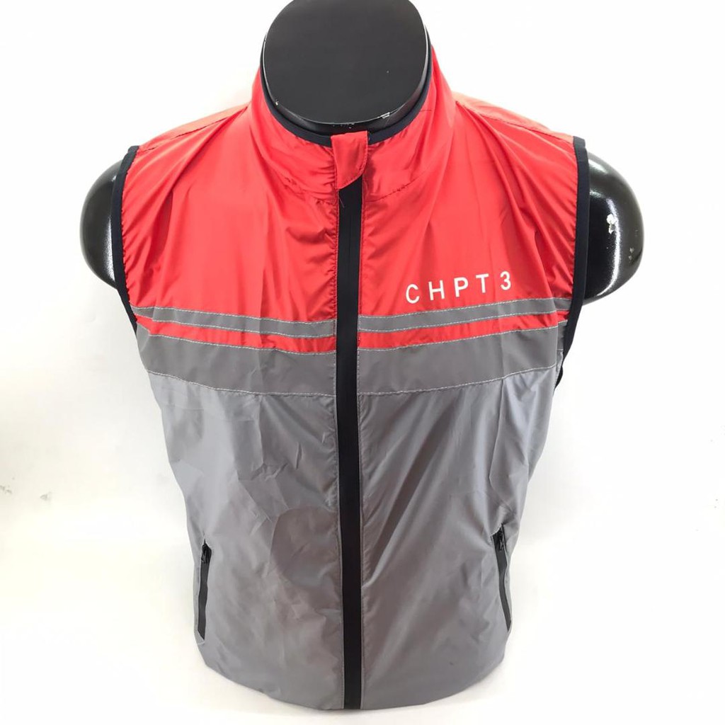 Rompi Sepeda Lipat Red And Grey CHPT3 - CHPT 3 Vest Pria Wanita