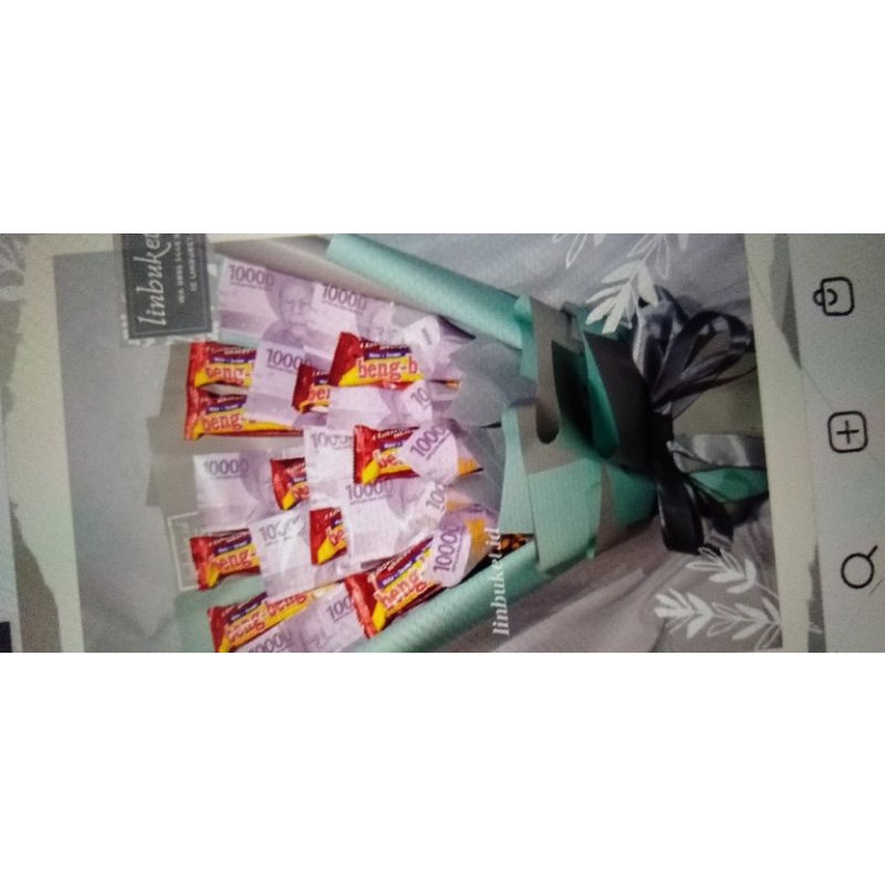 bucket bunga bucket uang