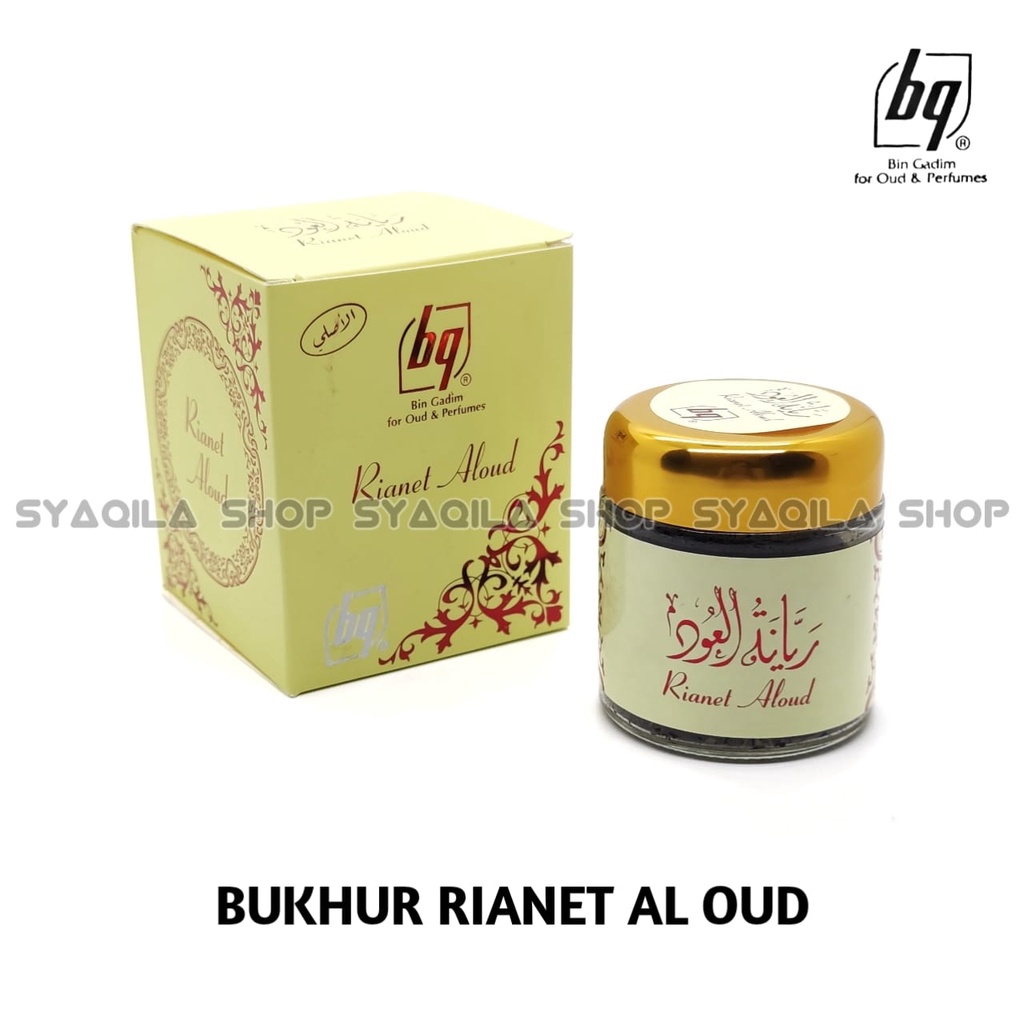 Bukhur Rianet Aloud Bin Gadim BQ Buhur Rianed Al Oud Dupa Kayu Menyan Gahru Arab Original Saudi 30 Gram