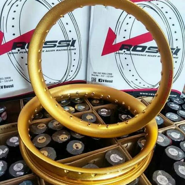 Velg Rossi SET 185/215 X 17 U Shape Gold (185 215 Ring 17)