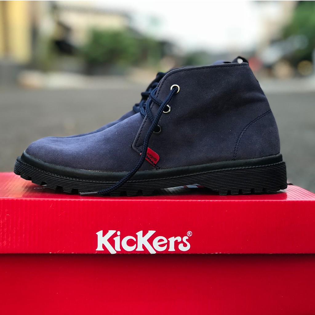 Murah Sepatu Semi Boot Wanita Kickers Gaya Santai Kerja