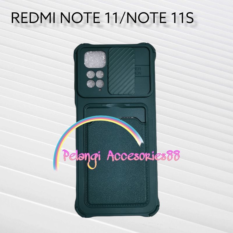 CASE REDMI NOTE 11/ NOTE 11S SOFTCASE SLEDING WARNA WARNI