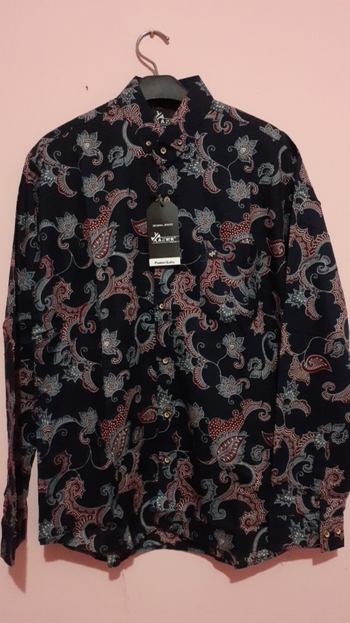 Baju Batik Lengan Panjang Kemeja Batik Premium