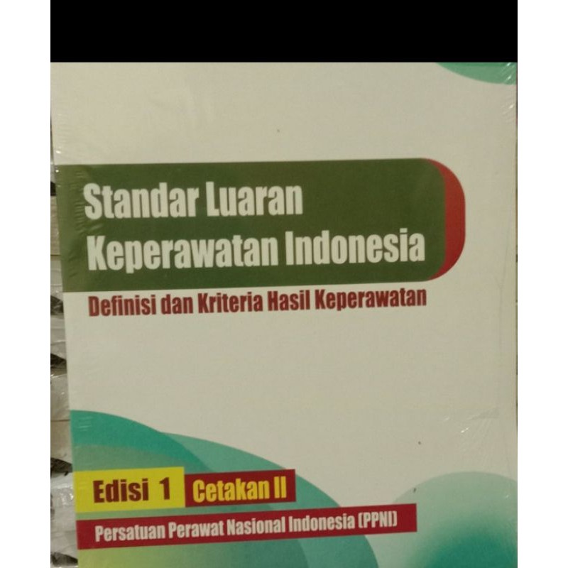 Jual Buku Standar Luaran Keperawatan Indonesia Shopee Indonesia