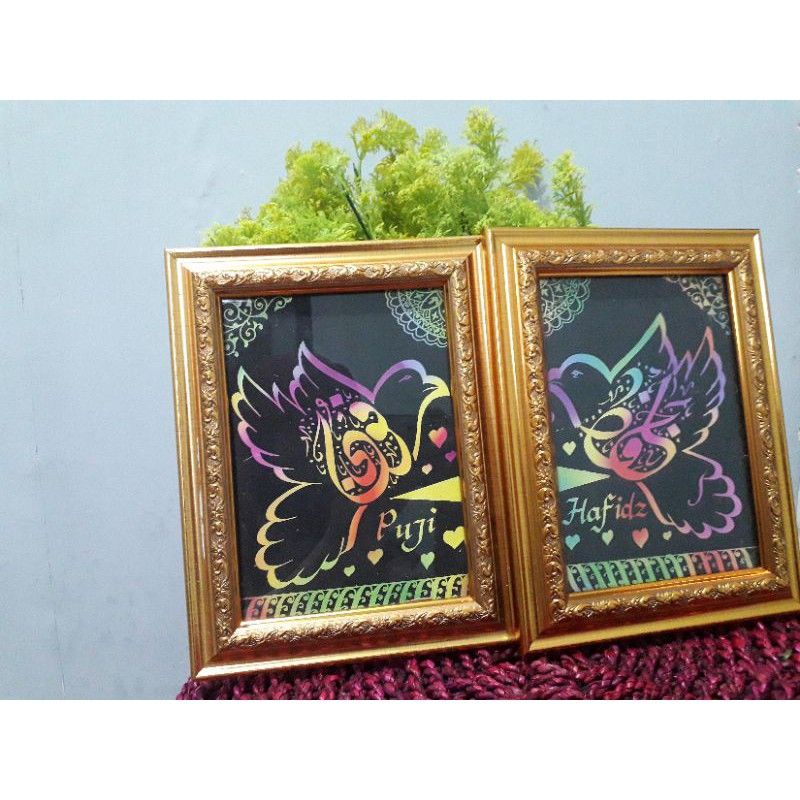 

KALIGRAFI couple Kado pasangan