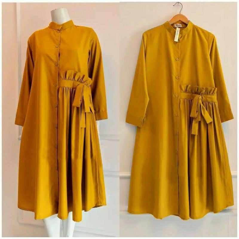 TUNIK BAYLE BIGSIZE JUMBO / TUNIK POLOS WANITA / Tunik Syar'I Slempang