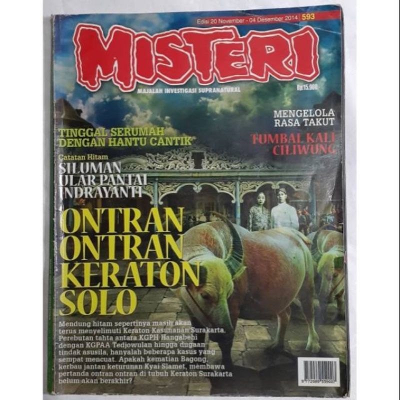 Majalah Misteri bekas