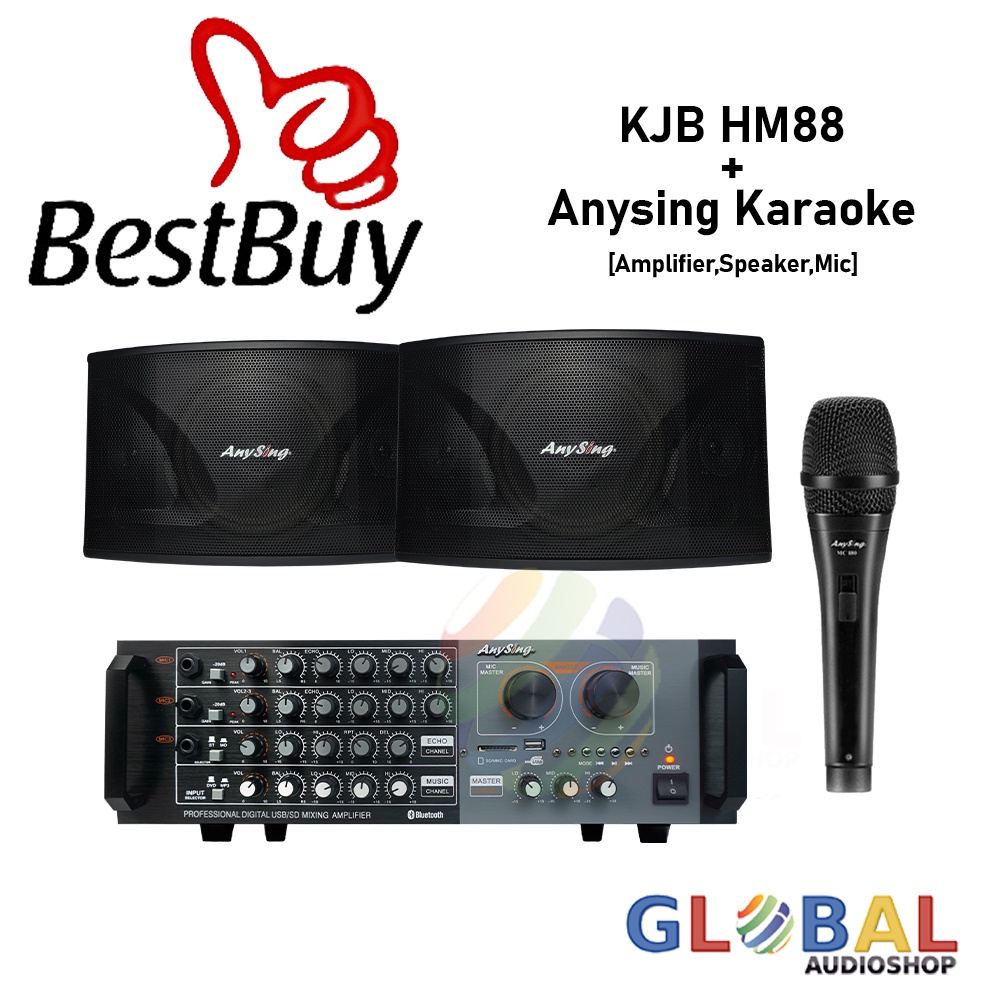 Paket streaming karaoke KJB HM88 Anysing AK887 HM-88 HM 88 AK-887