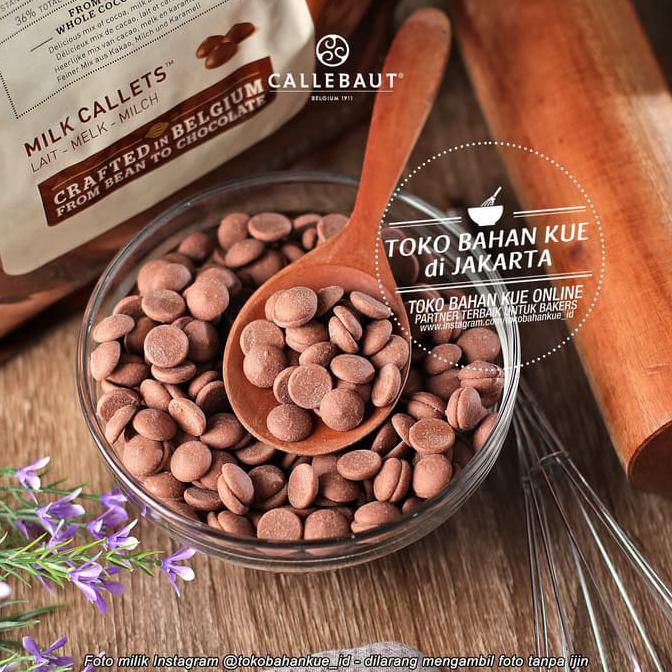 

GRATIS ! Couverture Callebaut Coklat Coin Chocolate Milk Callets Import 100gr