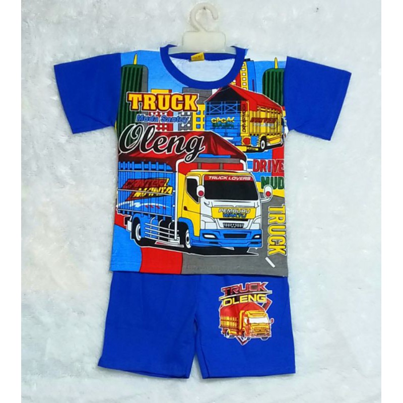 stelan baju anak tayo size 4-20 umur 2-9 thn