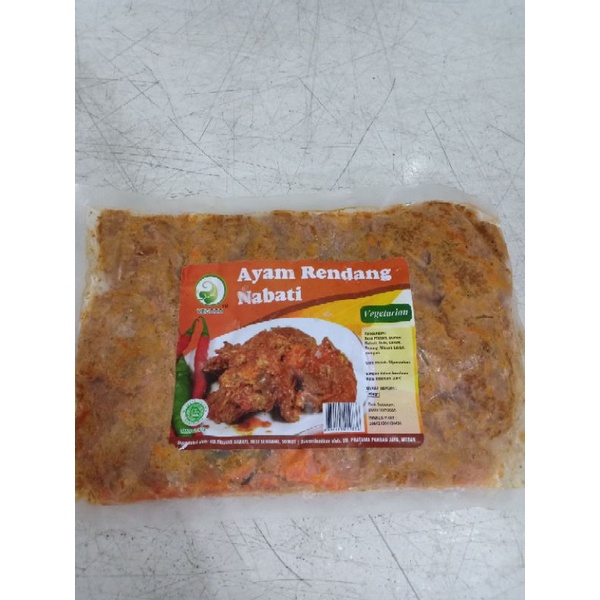 

Ayam rendang nabati kualitas halal 100%