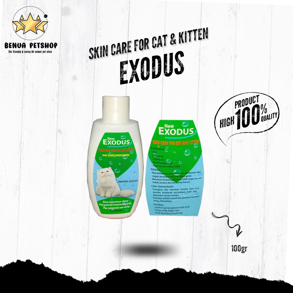 Bedak EXODUS 100gr - Skin Care