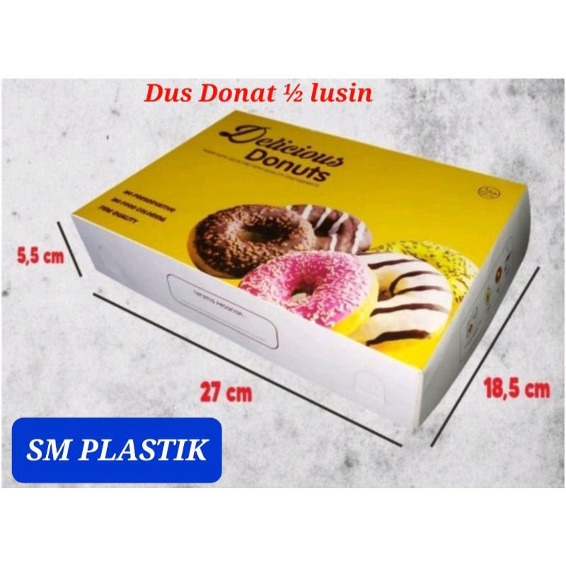 

Dus Donat / Box kemasan Donat isi 6