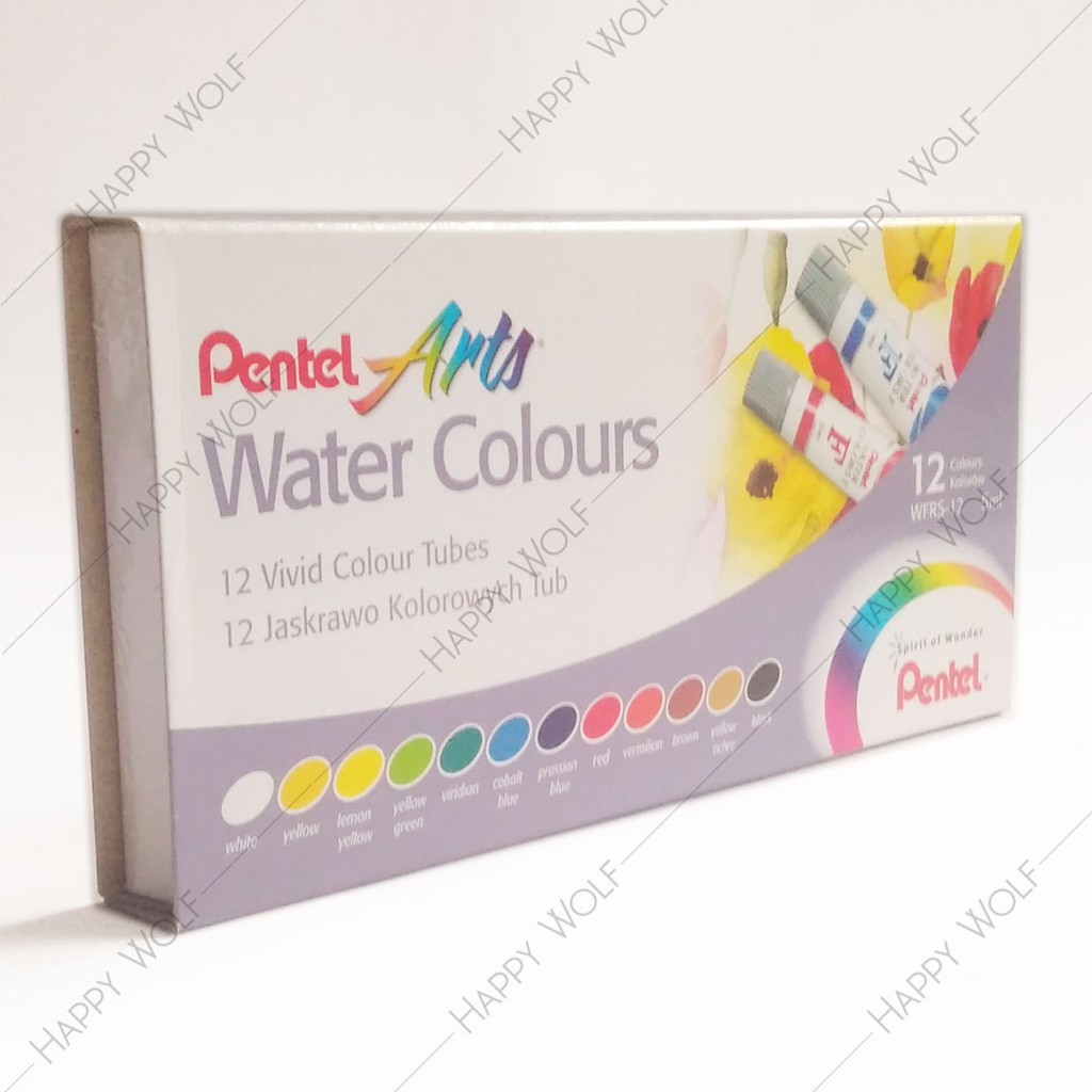

Cat Air Pentel Arts 12 Water Colours (WFRS-12)