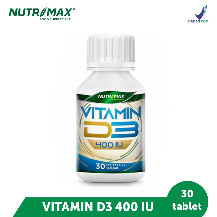 Nutrimax D3 400 IU Tablet @ 30 Tablet / 120 Tablet