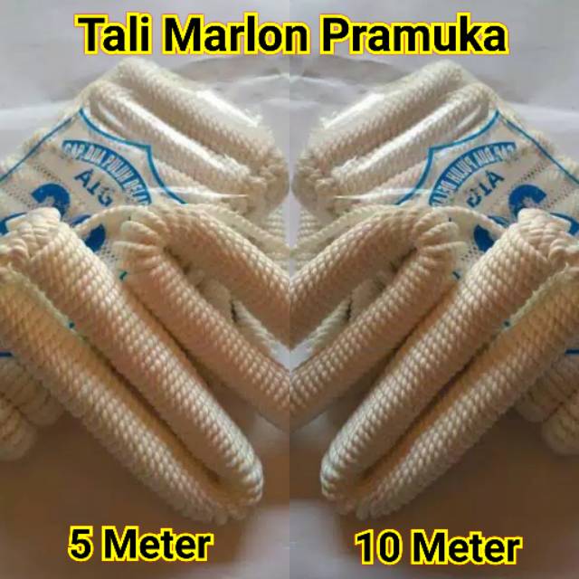 Tali Pramuka 5 Meter &amp;  10 Meter,  Tali Marlon Pramuka,  Tali Kur Pramuka