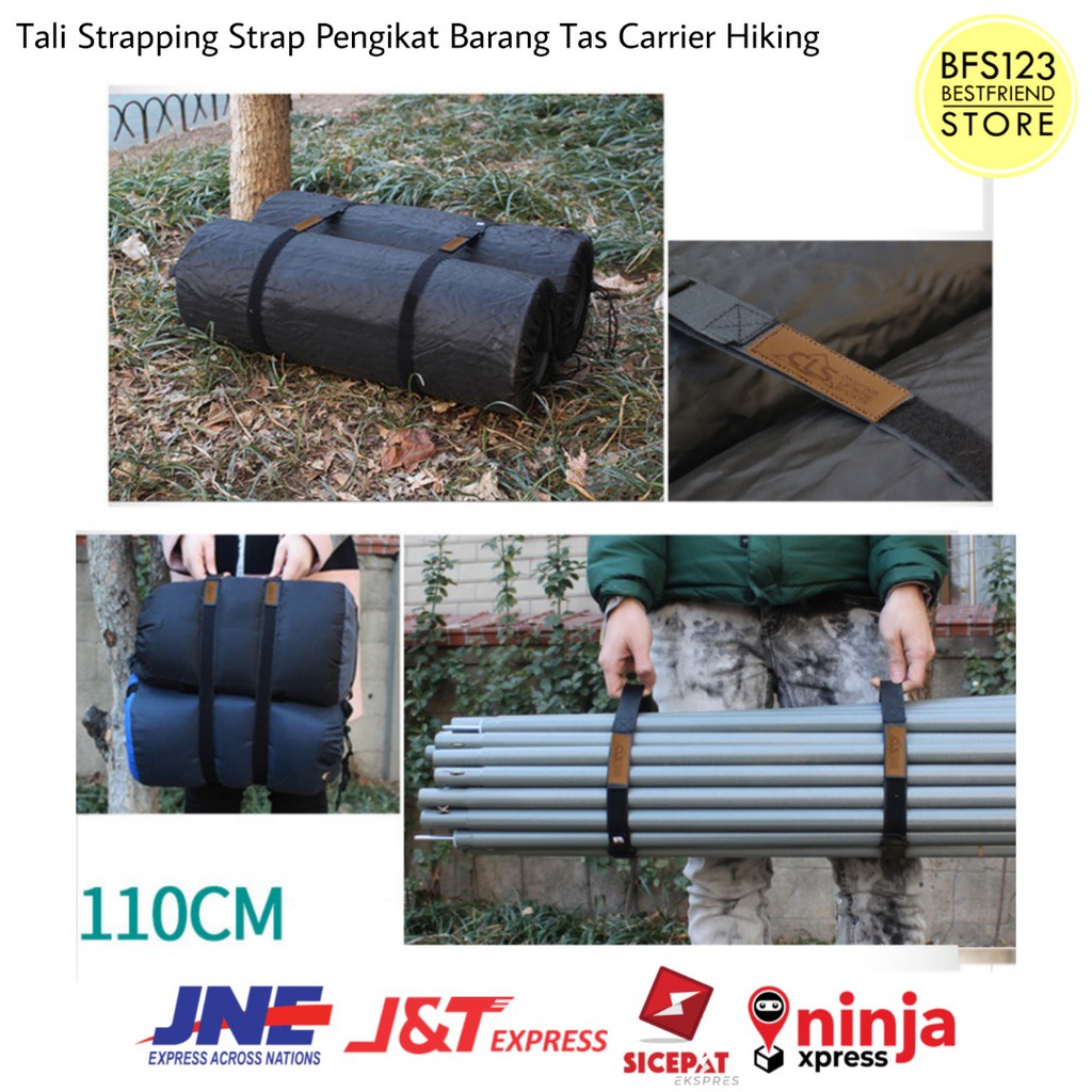 Tali Strapping Strap Pengikat Barang Tas Carrier Hiking