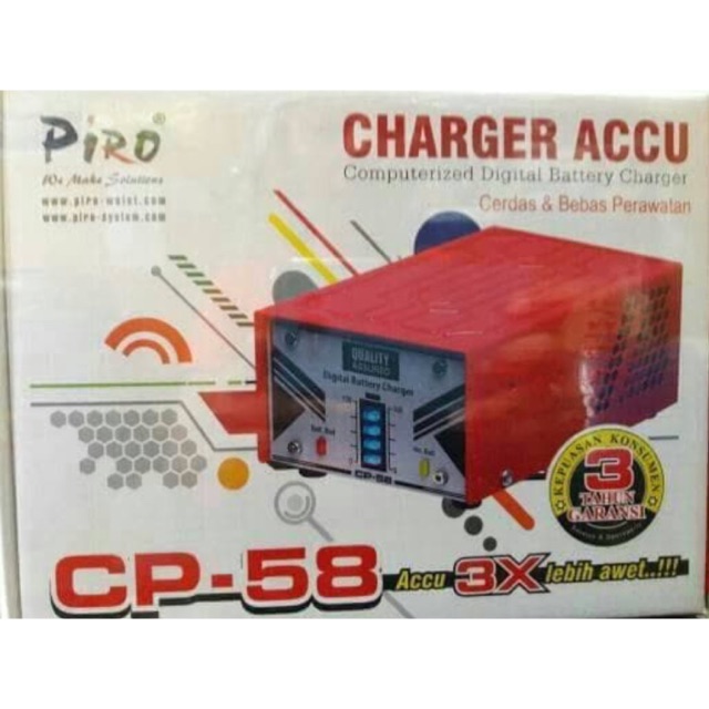 Charger Accu Aki piro CP 58