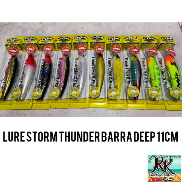 UMPAN PANCING LURE STORM THUNDER BARRA DEEP 11CM