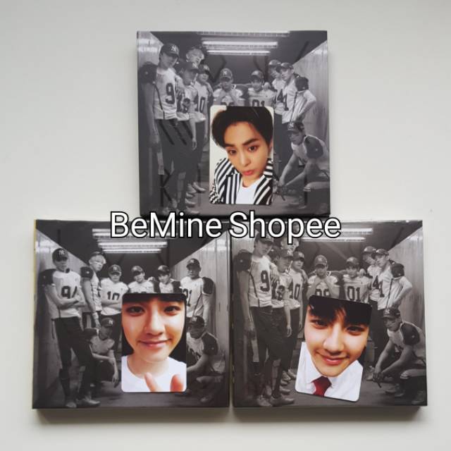 EXO LOVE ME RIGHT + D.O KYUNGSOO SUHO XIUMIN CHEN CHANYEOL BAEKHYUN SEHUN LAY KAI PHOTOCARD