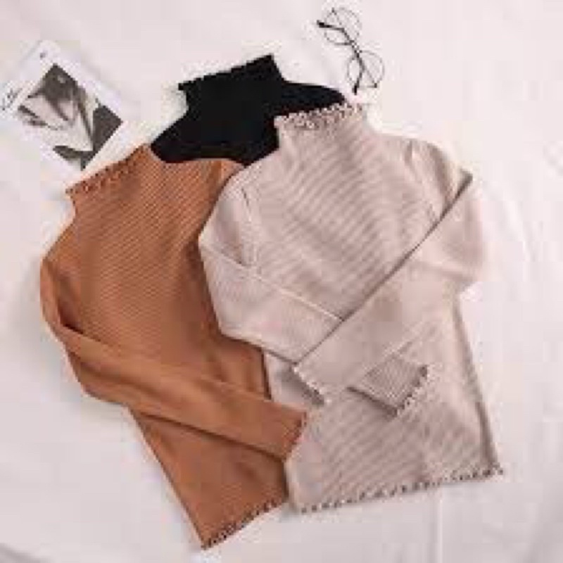 TERMURAH!!! DAISY CURLY SWEATER_AtasanRajutWanita