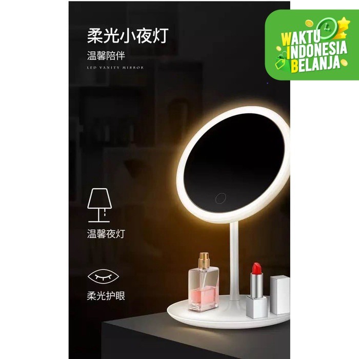 Ring light Mirror Make up touch lampu Led vanity mirror Lamp