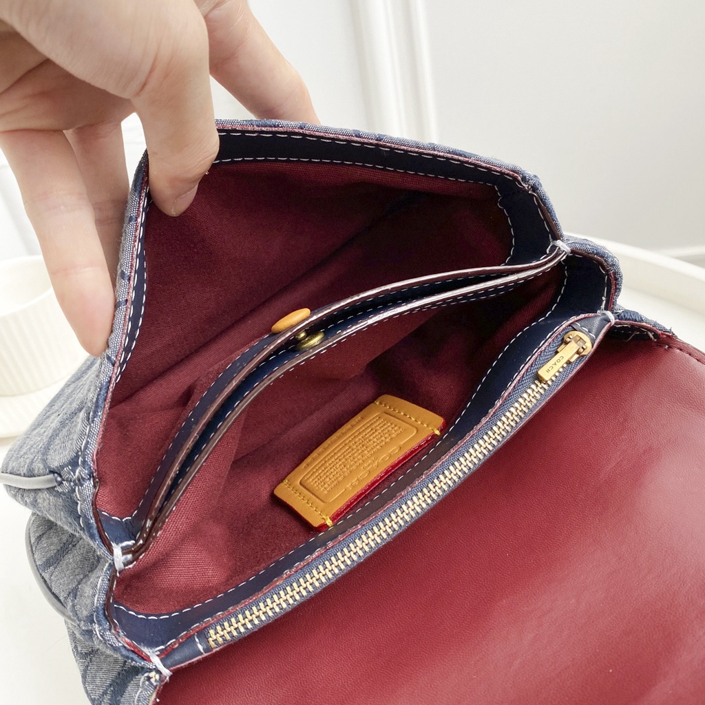 Coach 3630 Ladies Handbag Shoulder Bag Crossbody Small Square Bag  djb