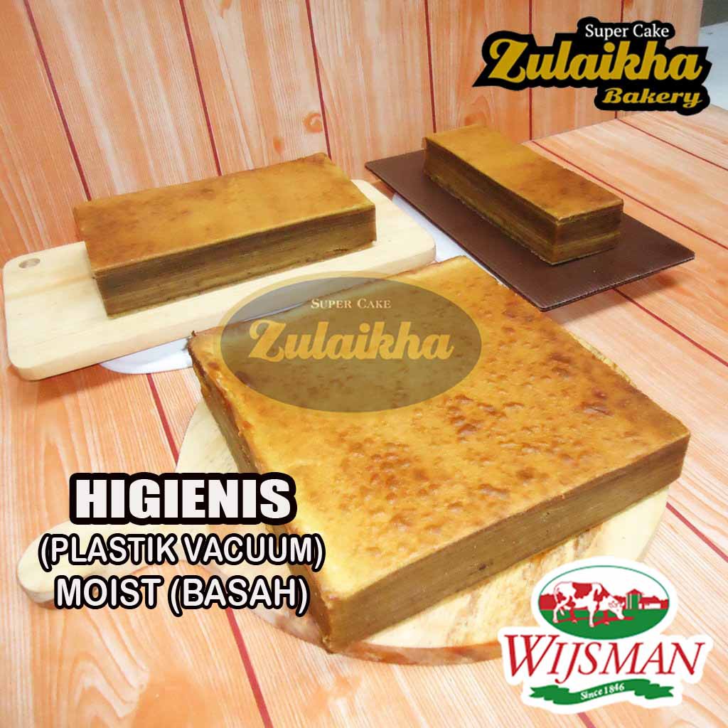 Lapis legit tanpa tepung super wisman ukuran 20 x 10 cm