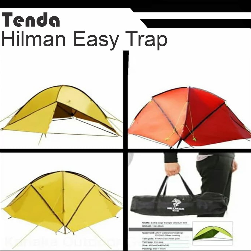 Tent Family Camping Hilman Easy Trap Tenda Kemah Keluarga