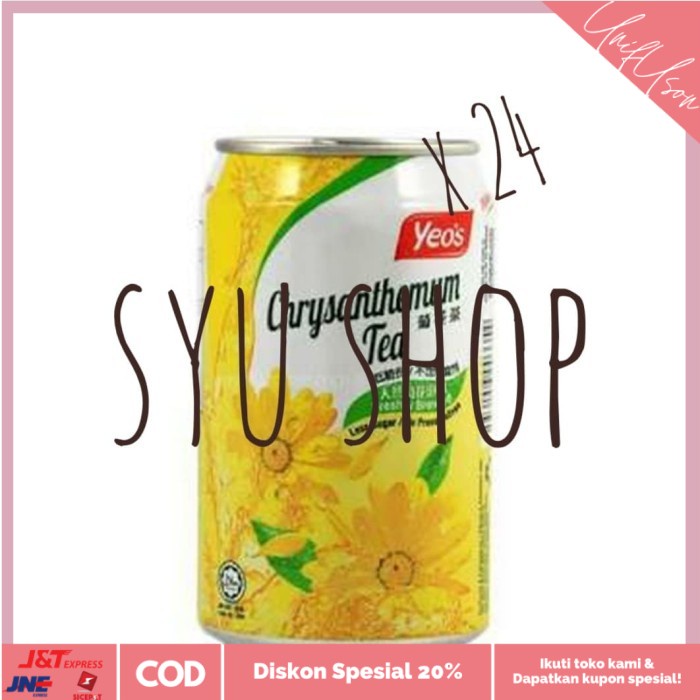 

⭐COD⭐ yeos teh kembang kaleng