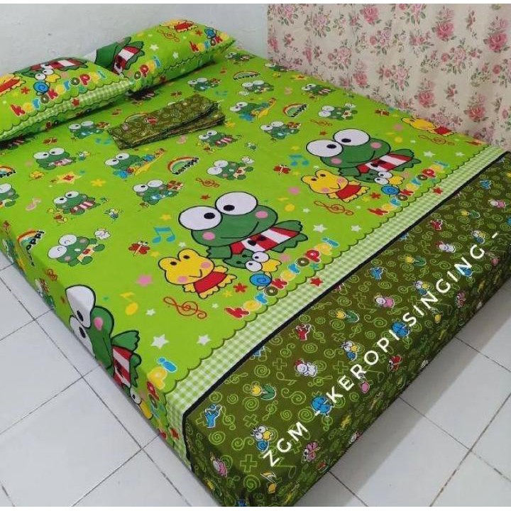 SEPREI KEROPPY KARAKTER TERLARIS / TERMURAH /  UK 160X200