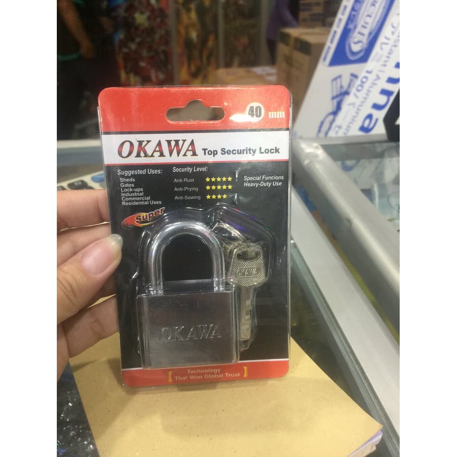 Gembok Pintu Pendek 40mm OKAWA