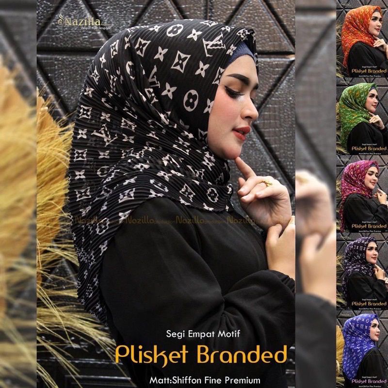 PROMO 100ribu 6pcs Hijab SEGI EMPAT MOTIF JILBAB SEGI EMPAT PLISKET MOTIF TERBARU JILBAB PLISKET SEGIEMPAT