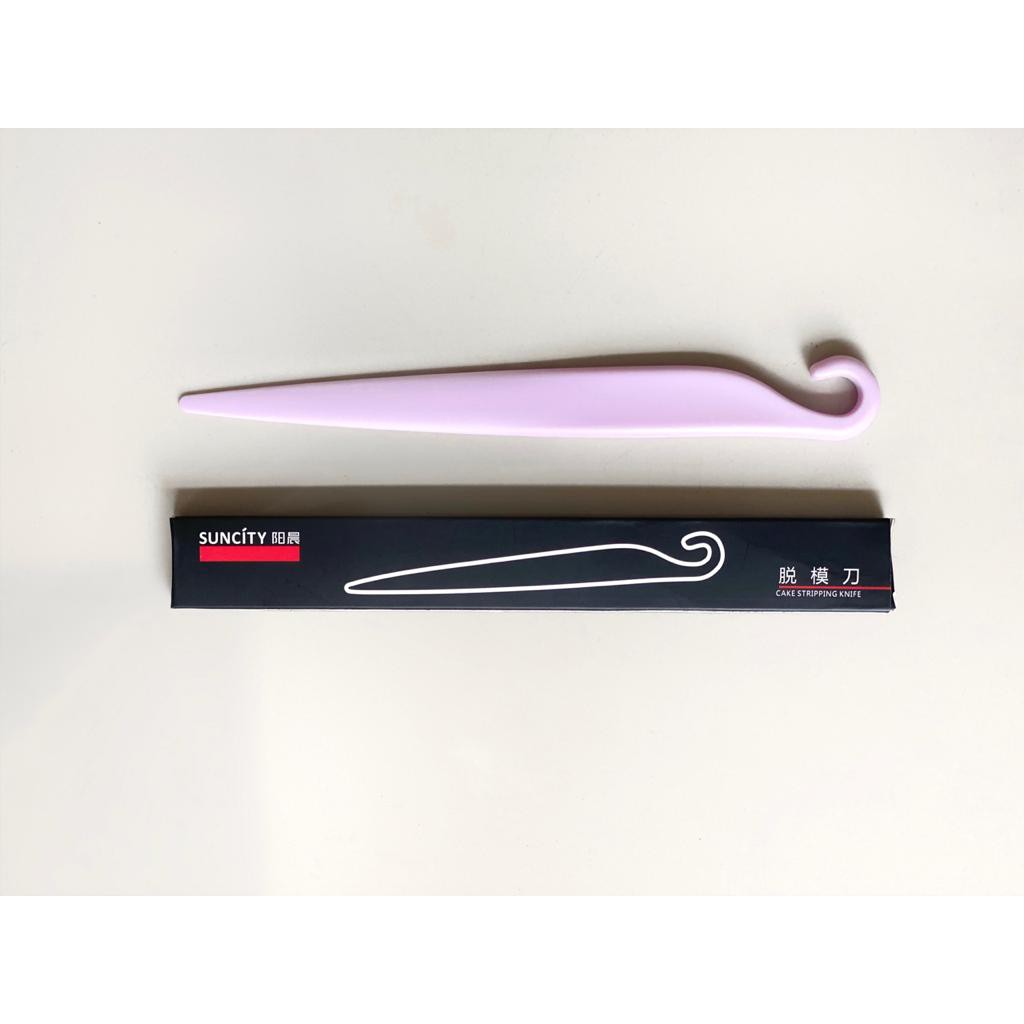 Suncity Stripping Knife / PISAU CHIFFON CAKE / cream pattern Knife / Pisau Pelepas kue dari Loyang