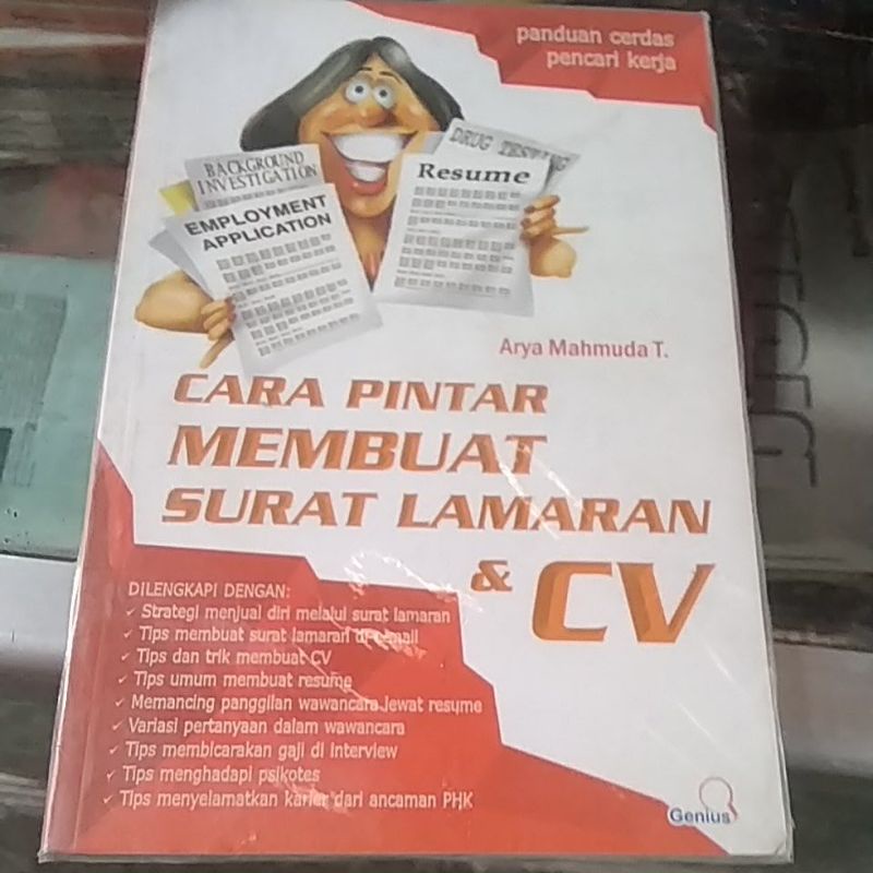 surat lamaran kerja dan cv