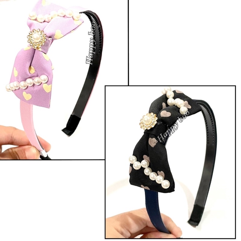 bando simpul daisy mutiara bando korea lilit bunga daisy hardini