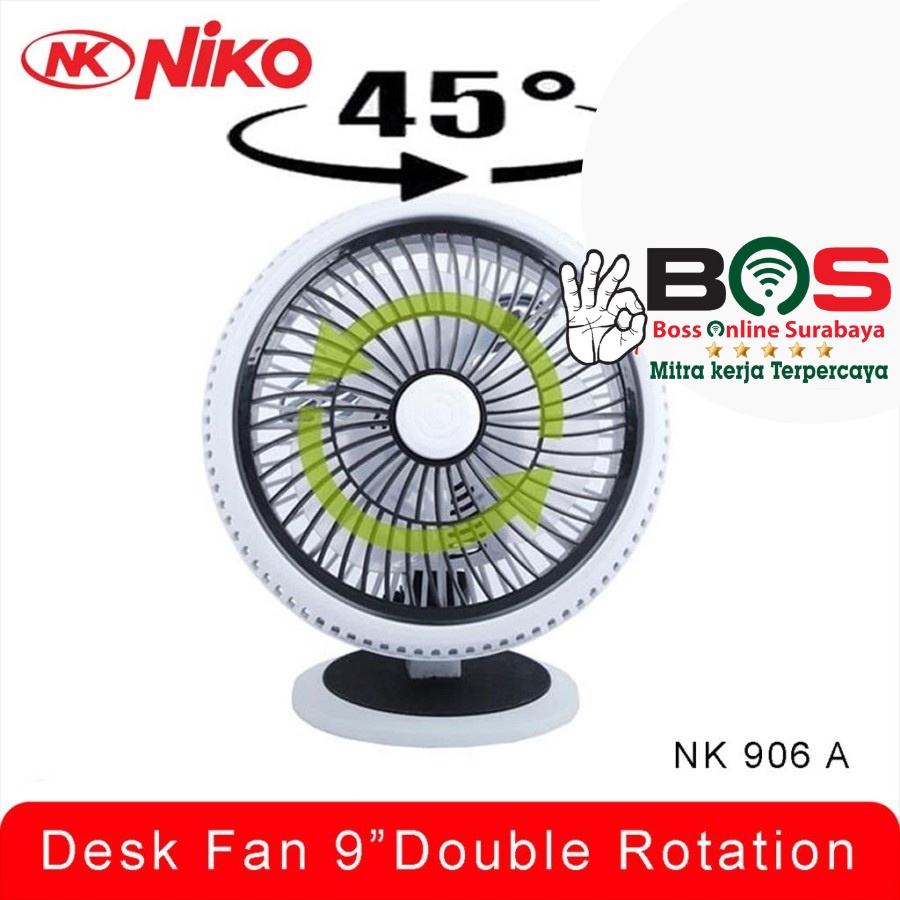 Kipas Angin Meja Niko NK-906 A Kipas 9&quot; Desk Fan Niko NK 906 A