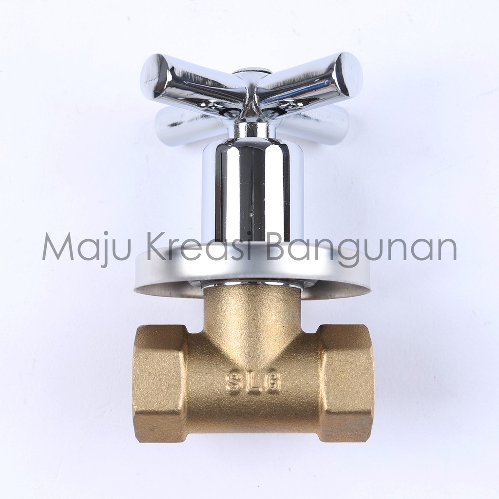 Stop Kran Tanam Kuningan SOLIGEN YG 7025 Shower Tembok Keran Air 1/2&quot; Inch Inci 1/2Inch 1/2Inci