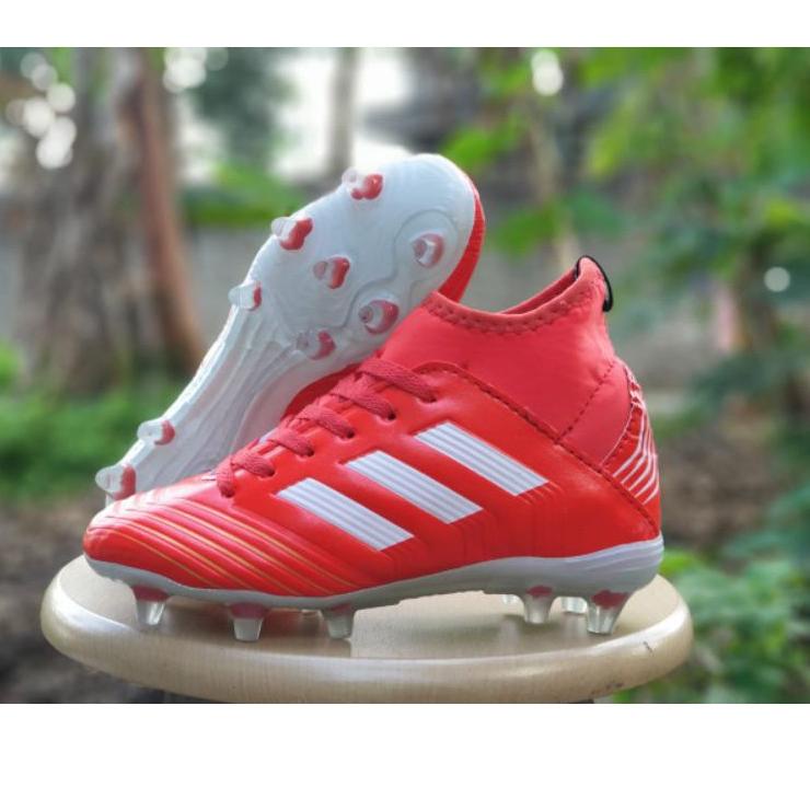 SEPATU BOLA ANAK ANAK ADIDAS PREDATOR FG BOOTS JUNIOR 34-38 IMPORT MADE IN VIETNAM SOL BENING "RSD. 