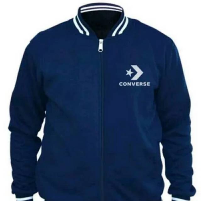 JAKET BASEBALL VARSITY NAVY CONVERSE
