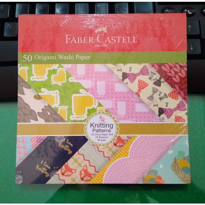 

Senikertas- Kertas Origami Washi Paper Motif - Faber Castell 15 X 15 Murah! -Kertas-Seni.