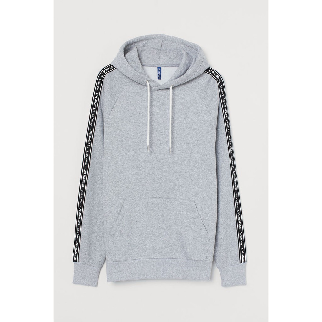  Sweater  hnm COWOK  hoodie PRIA ABU ABU H  M  Pullover Hoodie 