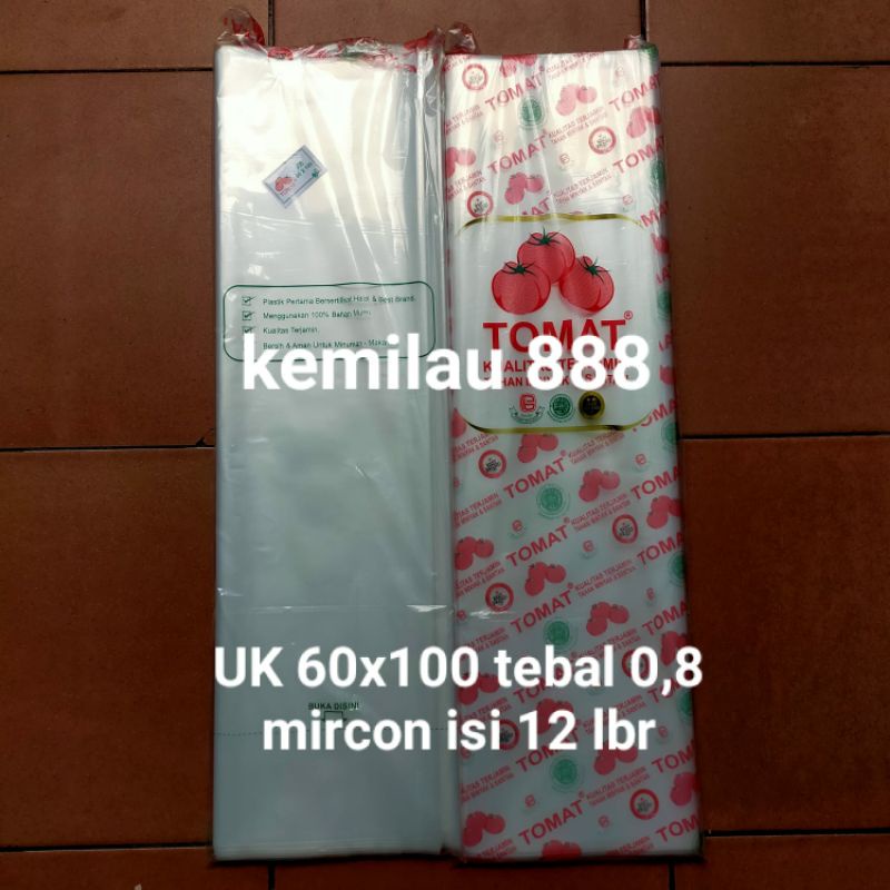 Jual Plastik Pe Tomat Uk X Tebal Mircon Shopee Indonesia