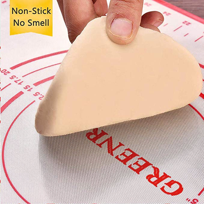 Non-Stick Silicone Baking Rolling Mat,Cookie Rolling Pad With Measurement,Bakeware Cooking Tools