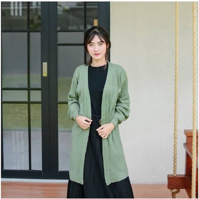 CARDIGAN RAJUT WANITA /LONG CARDIGAN RAJUT KOREA/KARDIGAN RAJUT TERBARU/KARDIGAN RAJUT BELLE