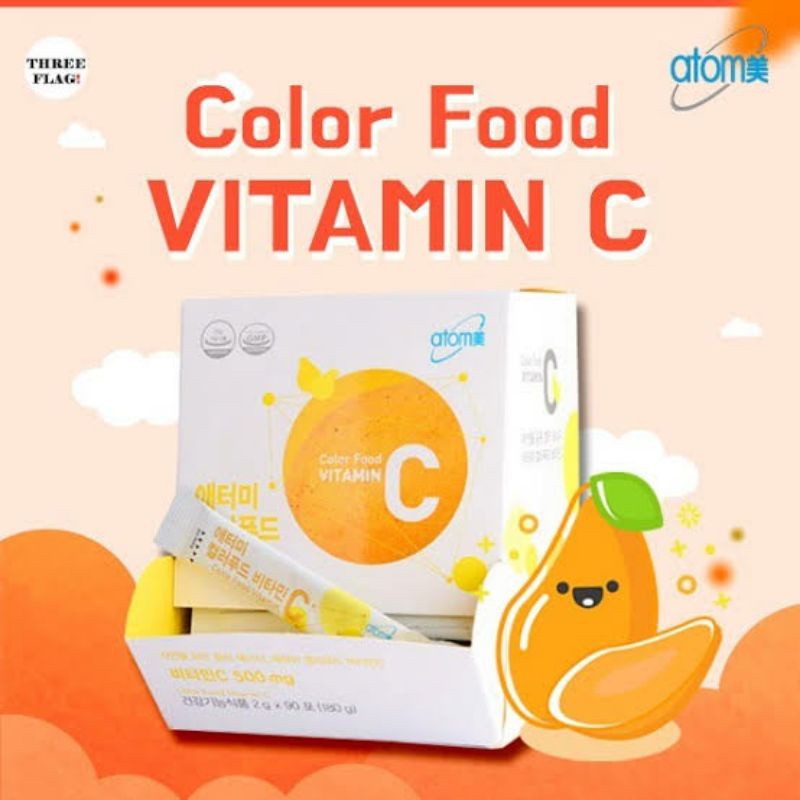 Jual Vitamin C Korea A T O M Y C O L O R Food Vitamin C 550mg