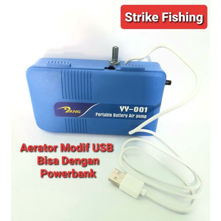 Aerator modif USB Untuk Umpan hidup