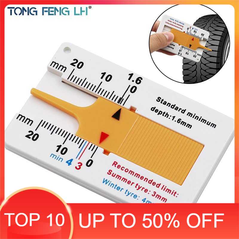 

TONGFENGLH Penggaris Pola Ban Tyre Depthometer Indicator 0-20mm-TONG20